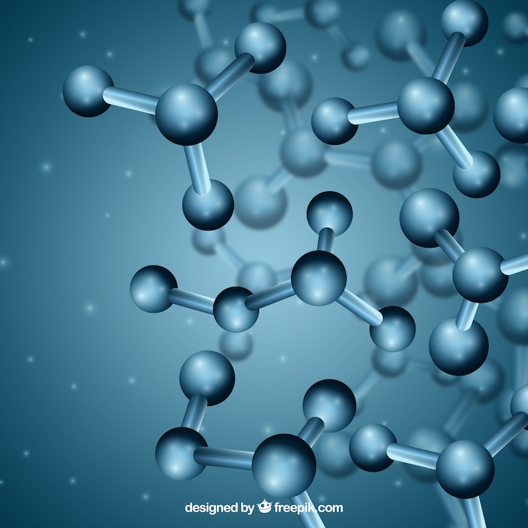 Vector Gratis abstract background of molecules