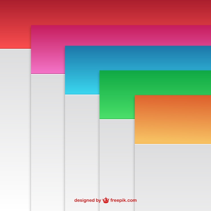 Vector Gratis abstract background with colorful rectangles