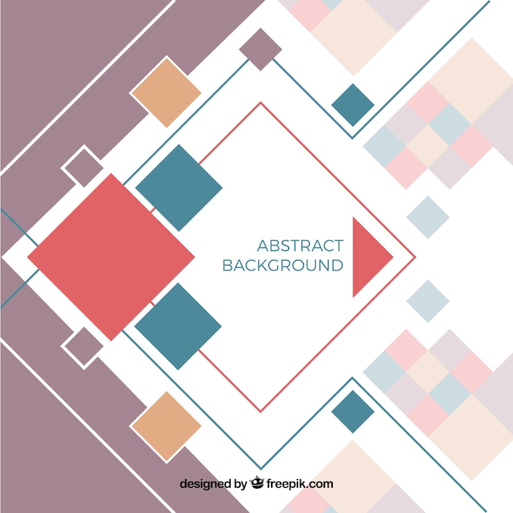 Vector Gratis abstract background with colourful elements
