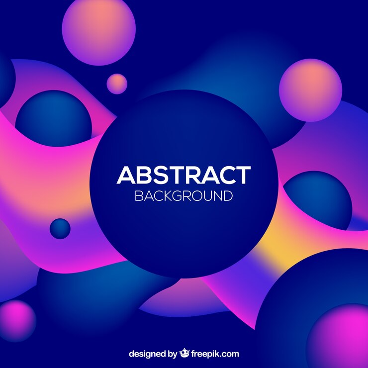 Vector Gratis abstract background with gradient shapes