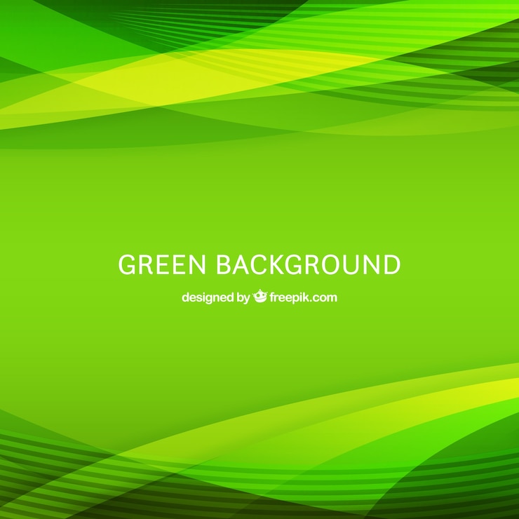 Vector Gratis abstract background with green shapes