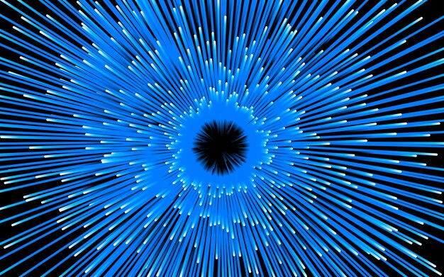 Abstract circular geometric background Starburst dynamic centric motion pattern