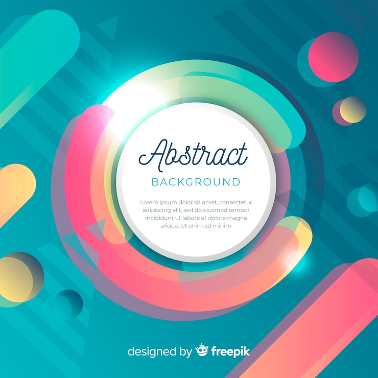 Vector Gratis abstract colorful background