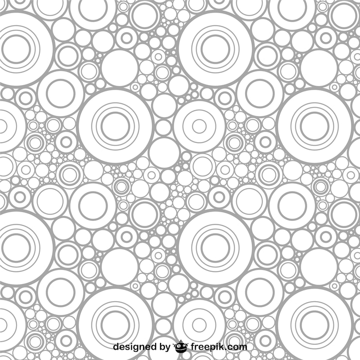 Vector Gratis abstract concentric pattern