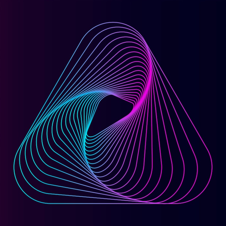 Vector Gratis abstract dynamic pattern wallpaper vector