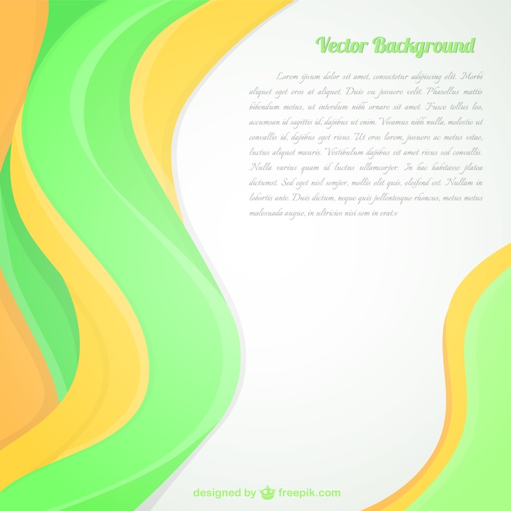 Vector Gratis abstract fresh green background