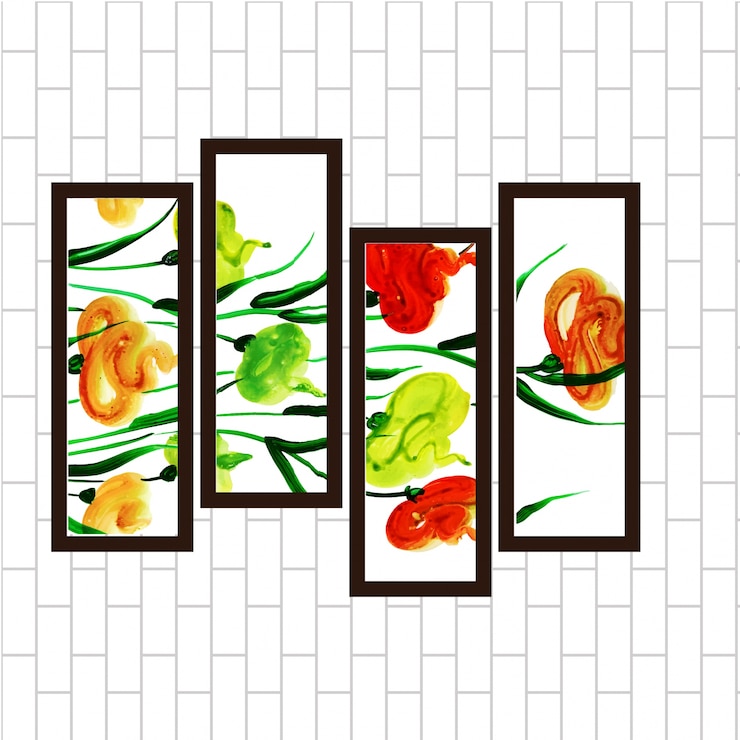 Vector Gratis abstract gallery painting