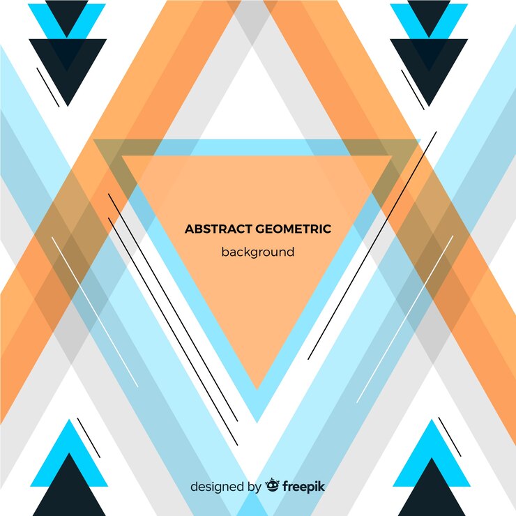 Vector Gratis abstract geometric background