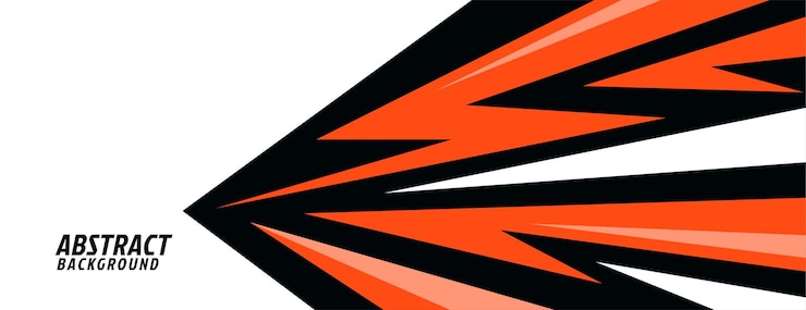 Vector Gratis abstract geometric in sports style design