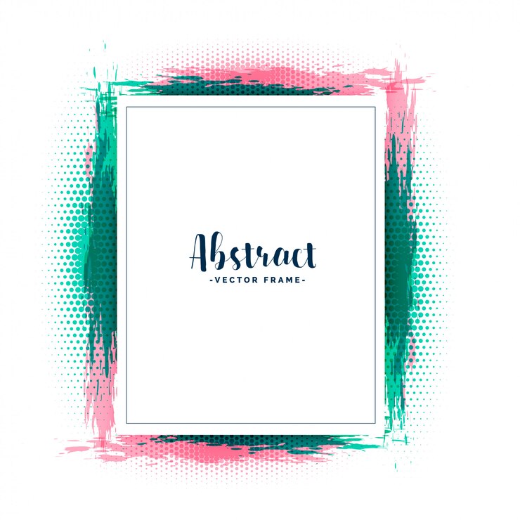 Vector Gratis abstract grunge style frame design