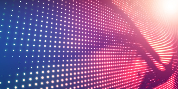 Vector Gratis abstract halfton background with shiny light