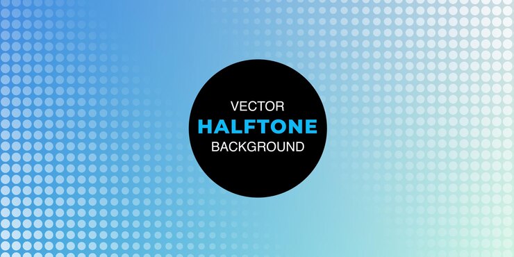 Vector Gratis abstract halftone effect light blue background multipurpose design banner
