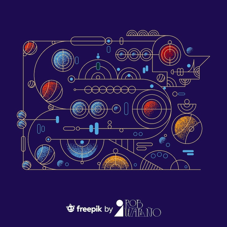 Vector Gratis abstract illustration of snake
