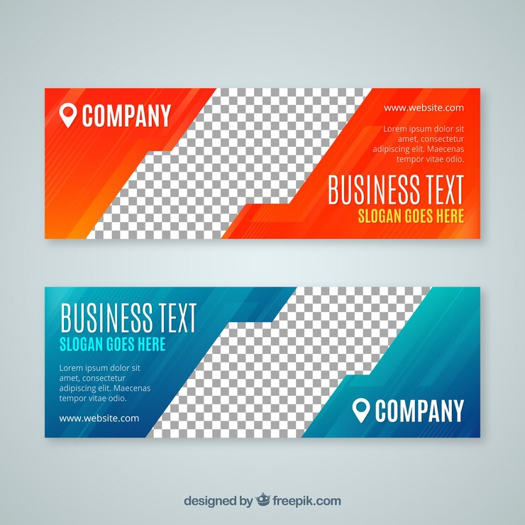 Vector Gratis abstract modern banners