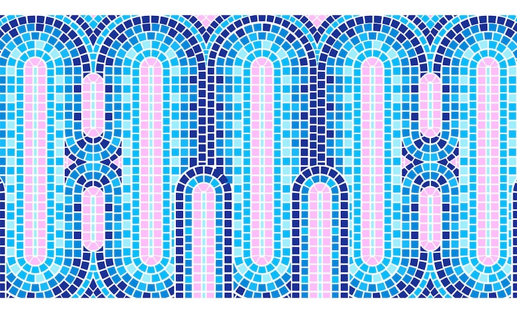 Vector Gratis abstract mosaic tile pattern