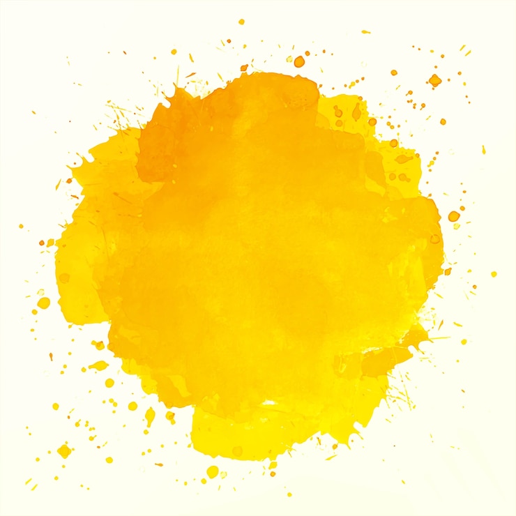 Vector Gratis abstract orange splash watercolor background