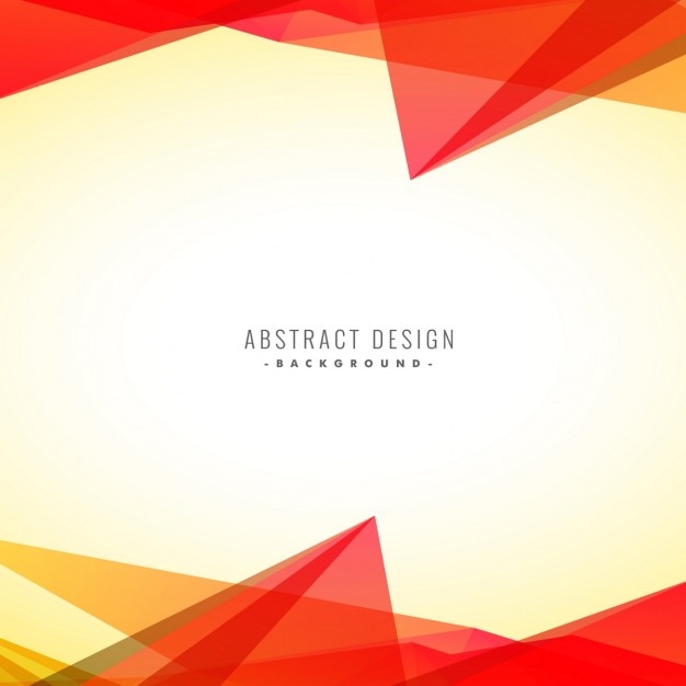Vector Gratis abstract orange triangles background