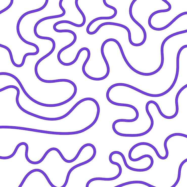 Vector Gratis abstract purple curve lines