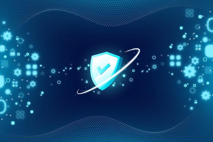 Vector Gratis abstract secure technology wallpaper