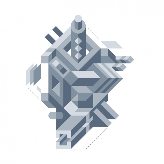 Vector Gratis abstract shape background