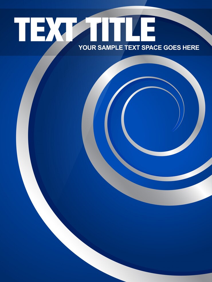 Vector Gratis abstract swirl flyer template