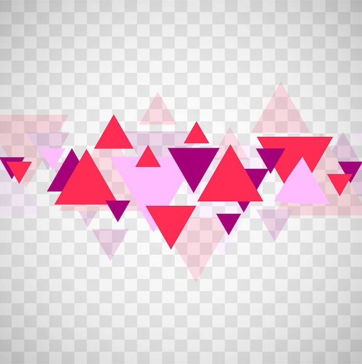 Vector Gratis abstract triangles forms