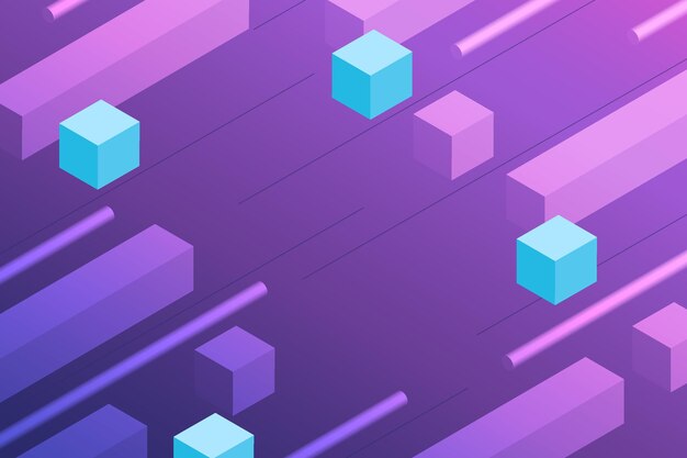 Abstract wallpaper with geometrical shapes