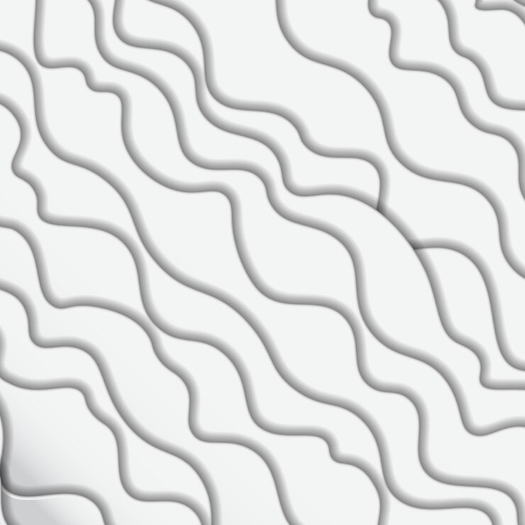 Vector Gratis abstract white waves background