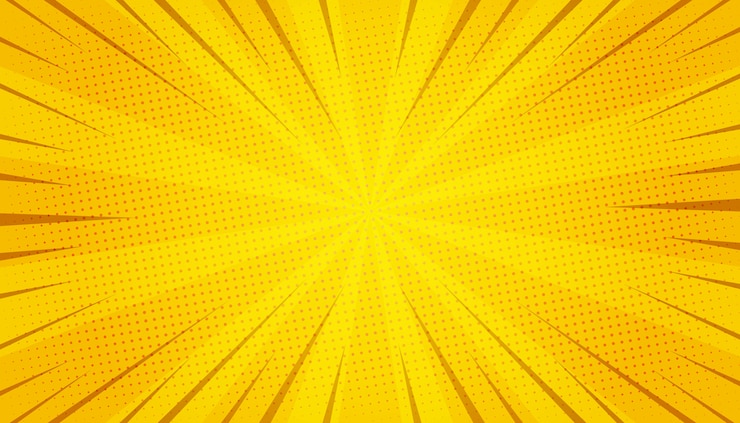 Vector Gratis abstract yellow comic zoom