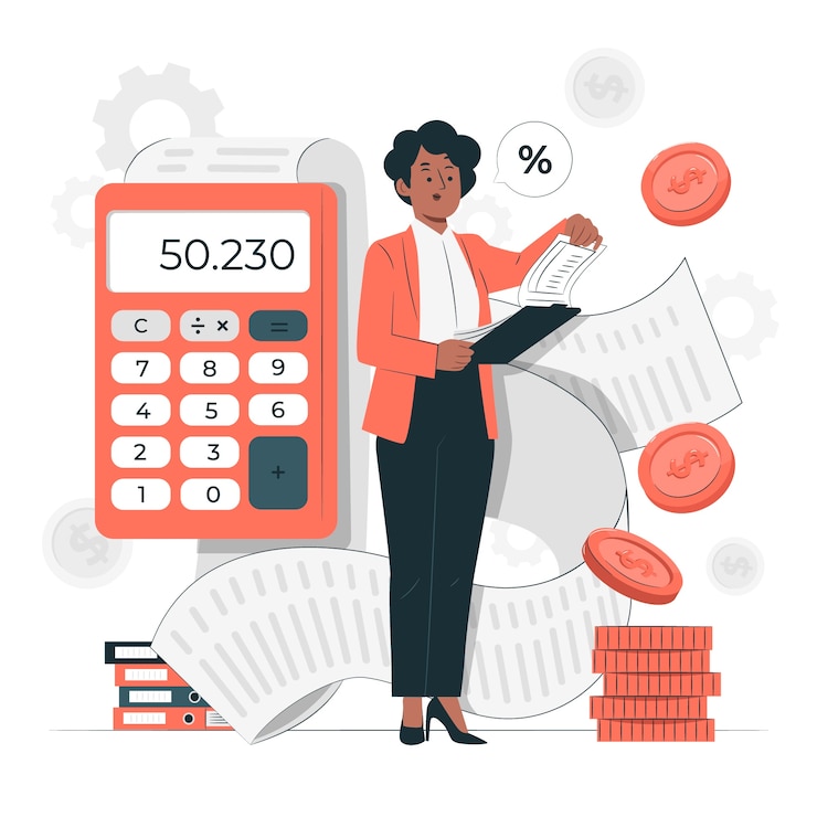 Vector Gratis accounting concept illustration