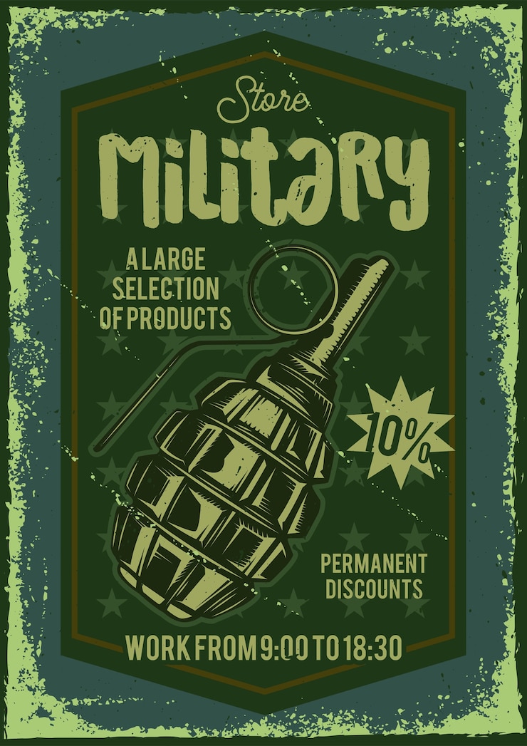 Vector Gratis advertising poster design with illustration of a bomb on background.