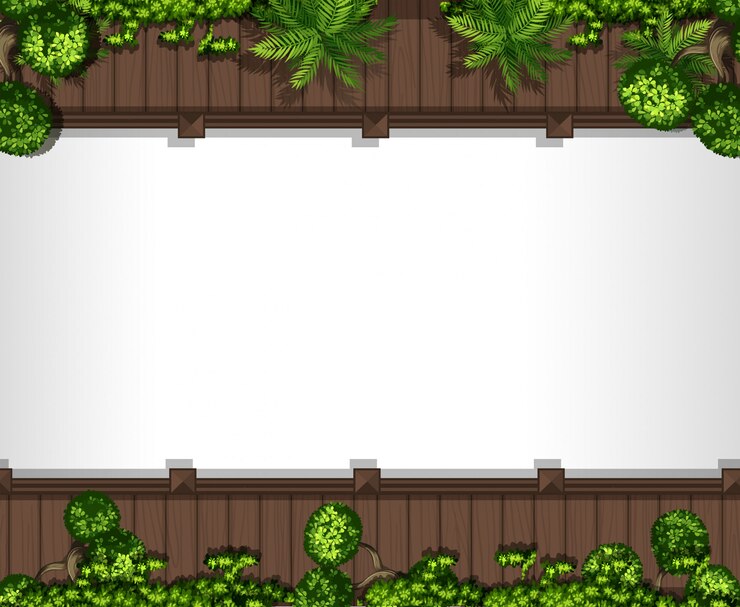 Vector Gratis aerial view of path and plants