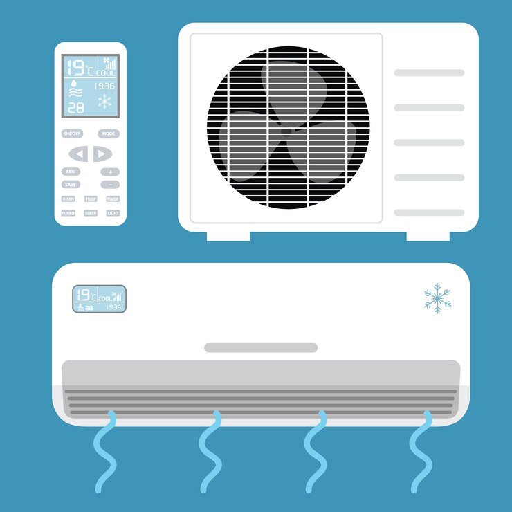 Vector Gratis air conditioning elements