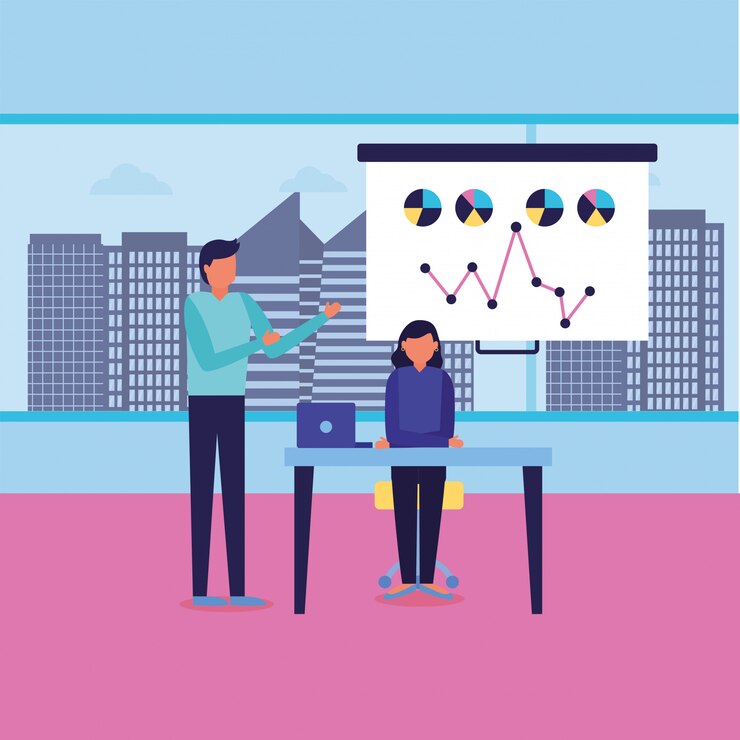Vector Gratis alur kerja dan infografis