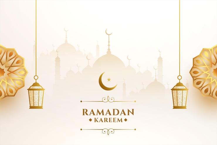 Vector Gratis arabic ramadan kareem decorative seasonal greeting background