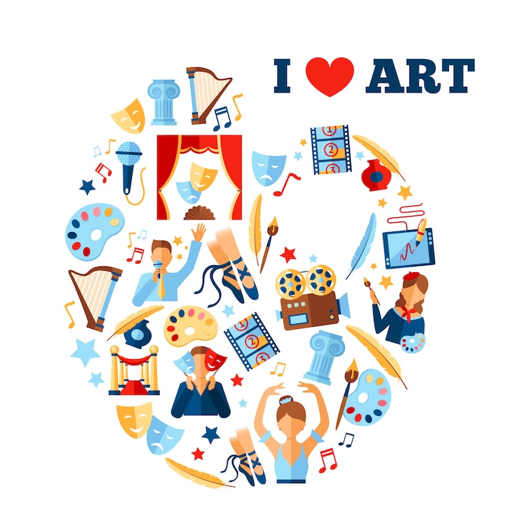 Vector Gratis art concept illustration