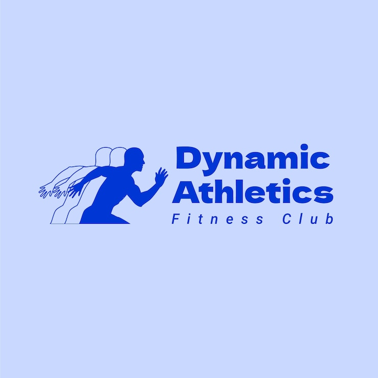 Vector Gratis athletic logo template design