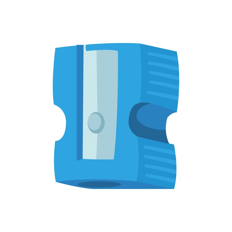Vector Gratis back to school supply sharpener icon isolated