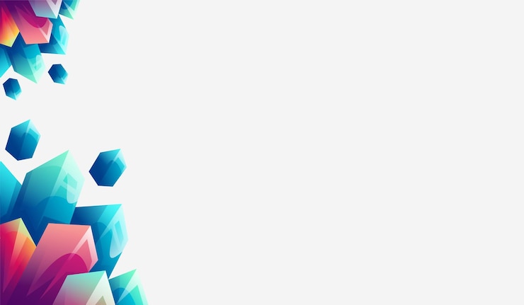 Vector Gratis background crystal geometric colorful abstract