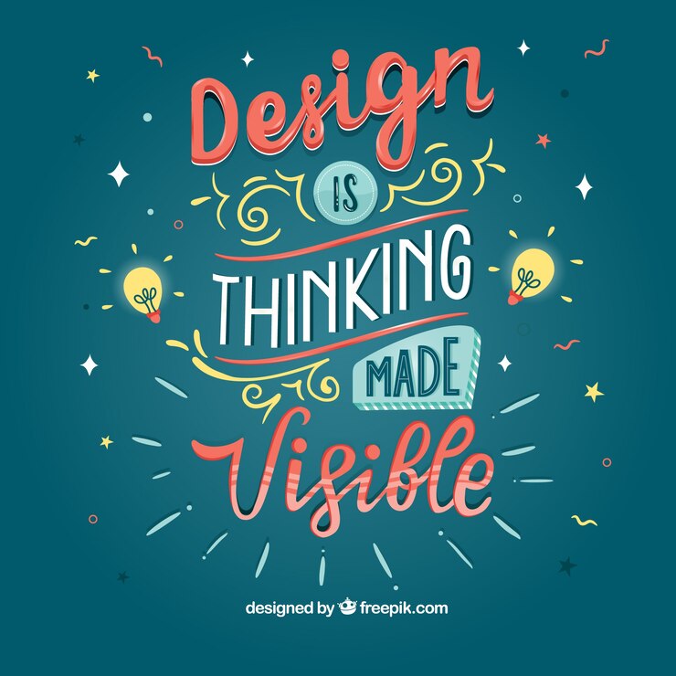 Vector Gratis background of graphic design quote with inspirational message