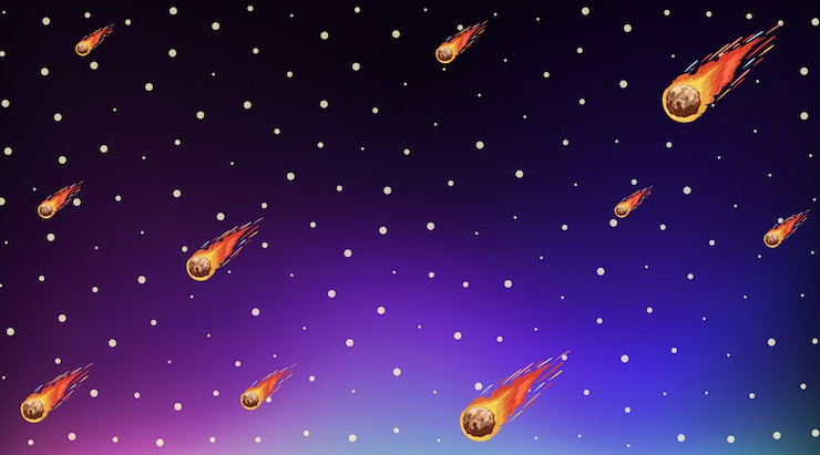 Vector Gratis background template with bright stars in dark sky
