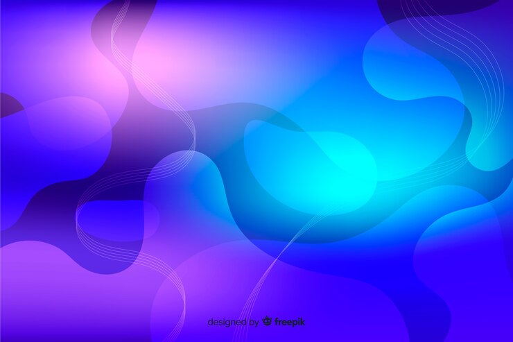 Vector Gratis background with colorful gradient liquid shapes 