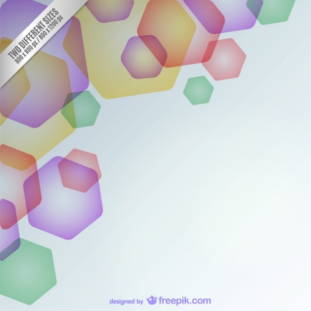 Vector Gratis background with hexagons