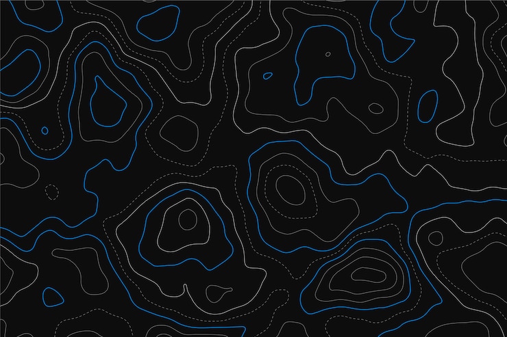 Vector Gratis background with topographic map