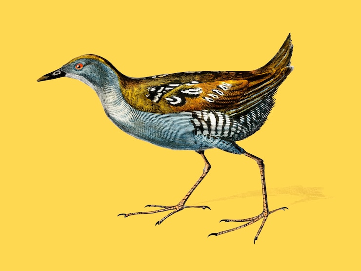 Vector Gratis baillon's crake (porzana pusilla)