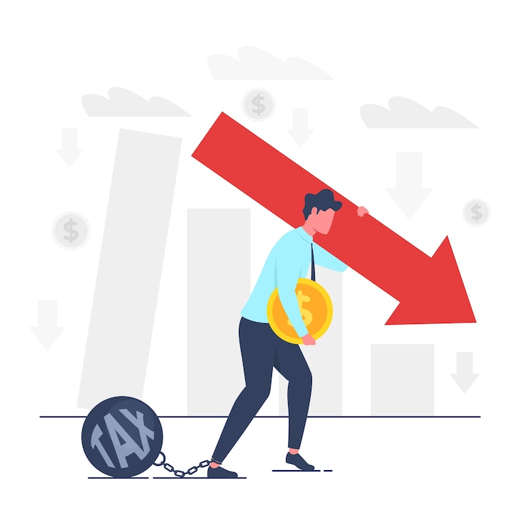 Vector Gratis bankruptcy concept flat design