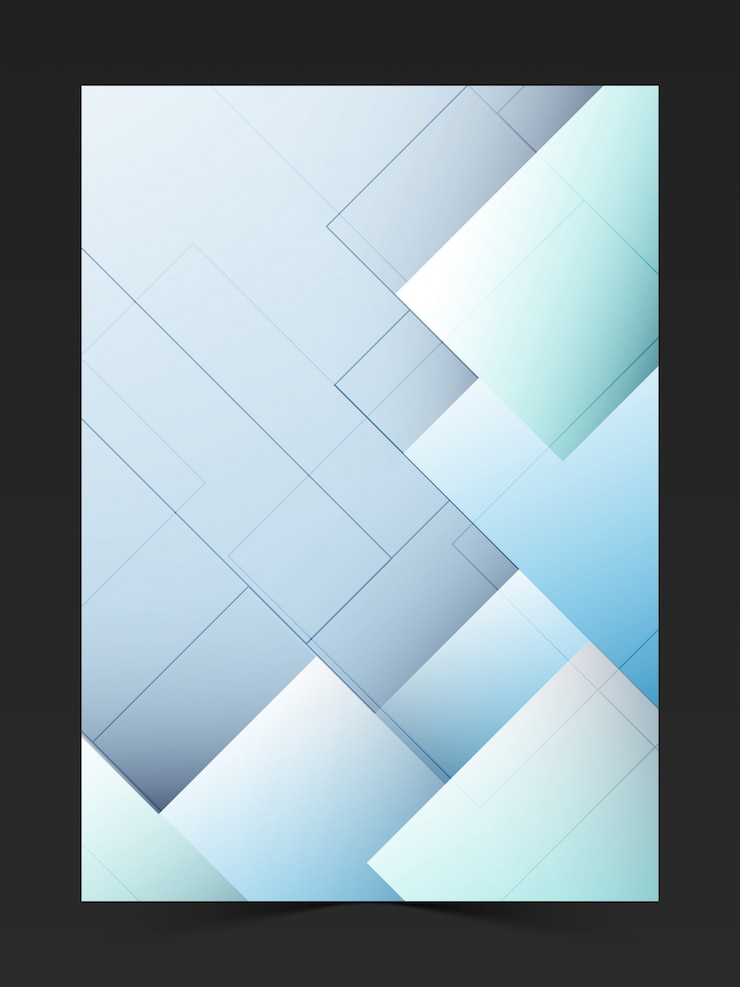 Vector Gratis banner flyer abstract marketing template