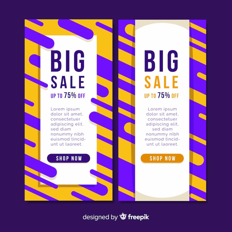 Vector Gratis banner obral besar