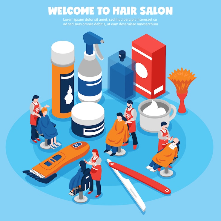 Vector Gratis barbershop concept 