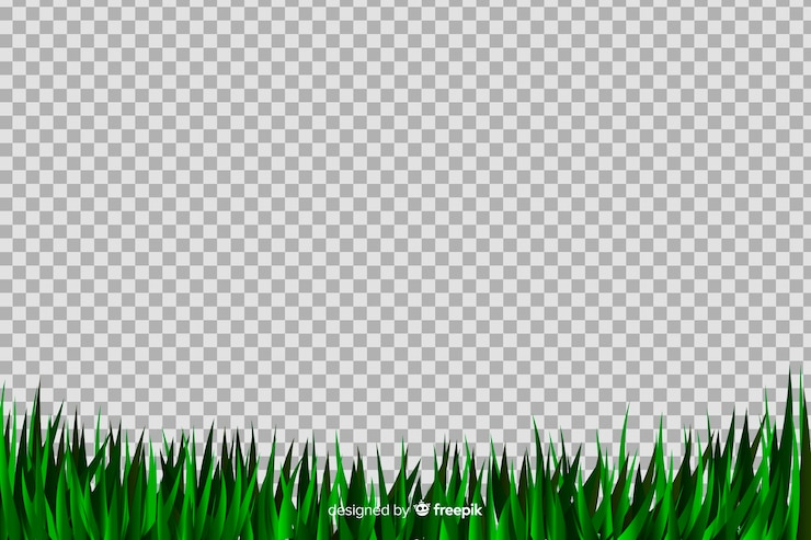 Vector Gratis batas rumput gaya realistis